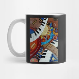 Musical Instrument Collage Mug